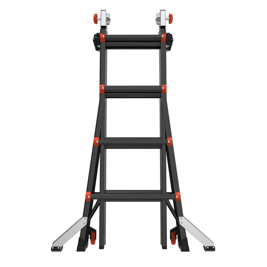 Телескопична алуминиева стълба Little Giant VELOCITY 2.0 PRO, M17 с AirDeck и 4x4 стъпала.