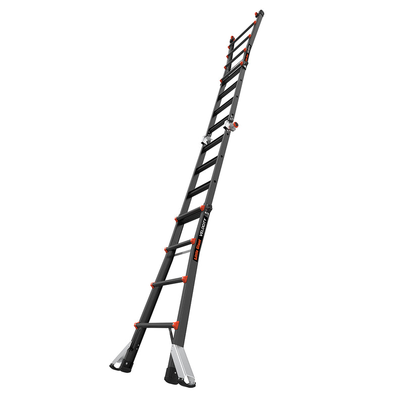 Телескопична алуминиева стълба Little Giant Velocity 2.0 PRO, M17 с 4x4 стъпала и работна платформа AirDeck.