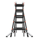 Телескопична алуминиева стълба Little Giant VELOCITY 2.0 PRO с 4x5 стъпала и AirDeck платформа.