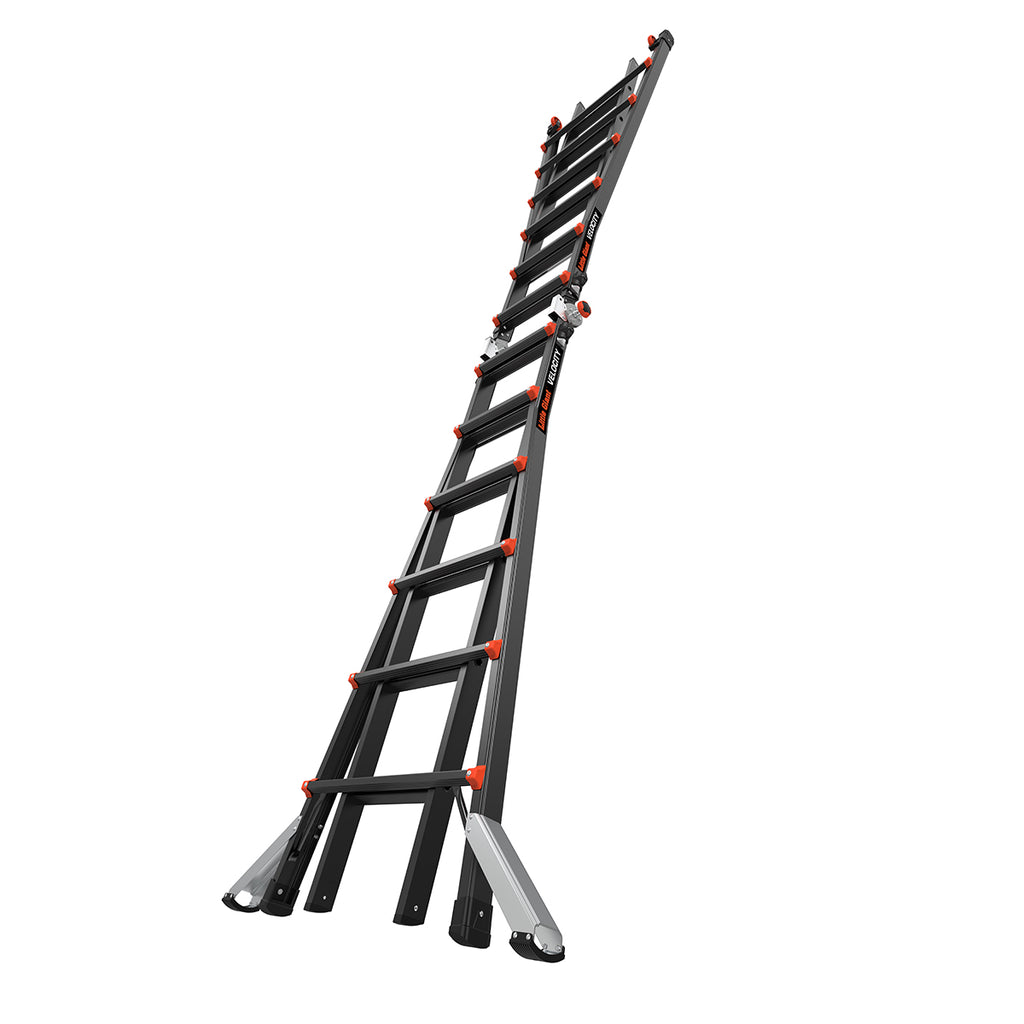 Телескопична алуминиева стълба Little Giant VELOCITY 2.0 PRO с 4x6 стъпала и AirDeck® платформа.