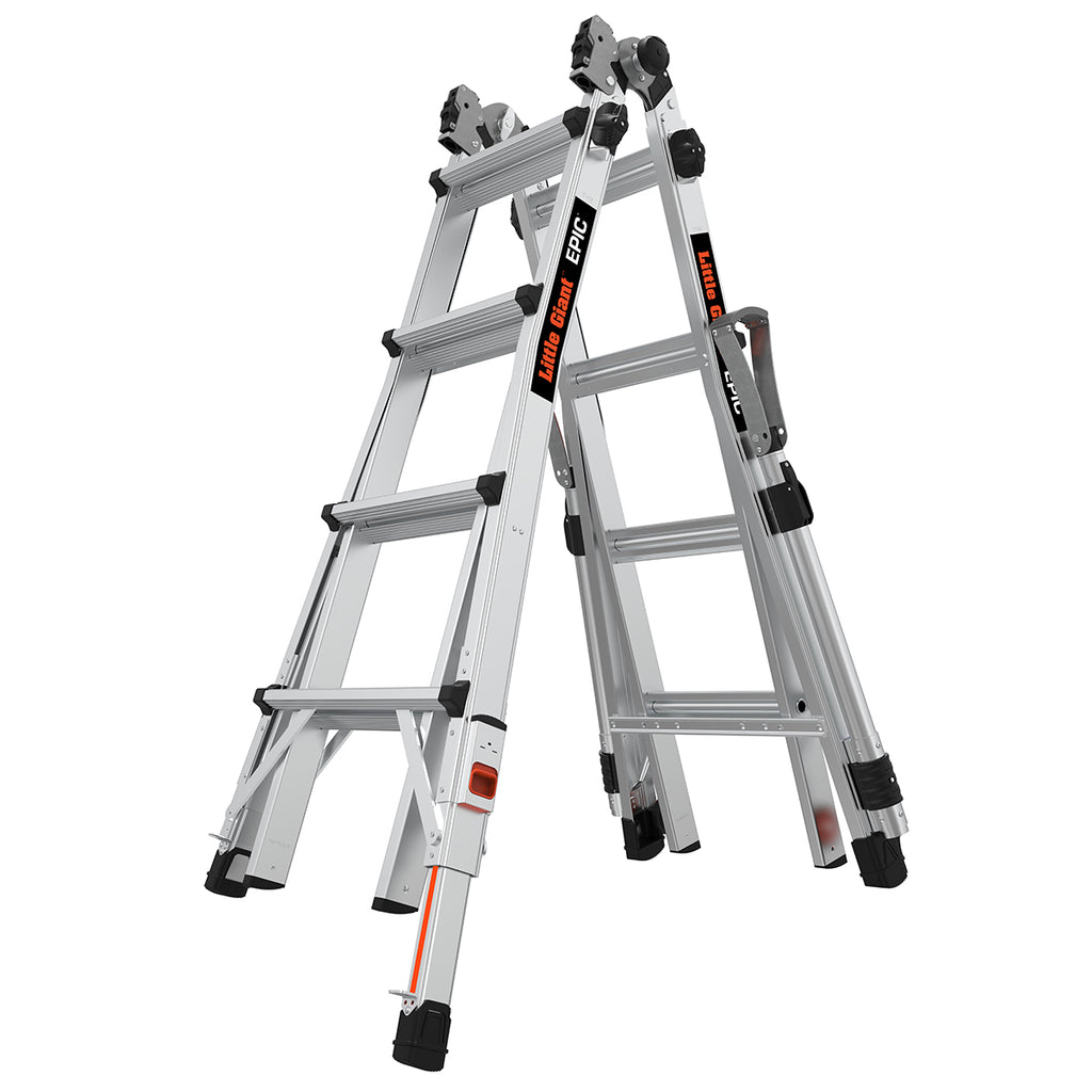 Телескопична алуминиева стълба Little Giant Epic M17, 4x4 стъпала - Nika.bg