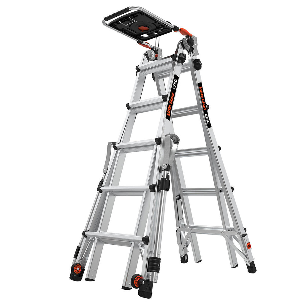 Телескопична алуминиева стълба Little Giant Epic M22, 4x5 стъпала