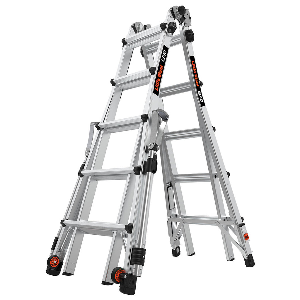 Телескопична алуминиева стълба Little Giant Epic M22, 4x5 стъпала