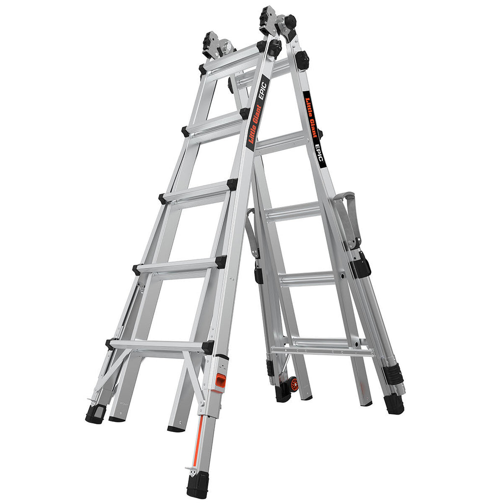 Телескопична алуминиева стълба Little Giant Epic M22, 4x5 стъпала