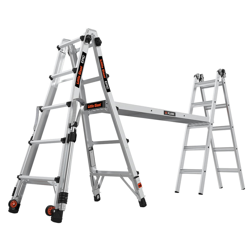 Телескопична алуминиева стълба Little Giant Epic M22, 4x5 стъпала