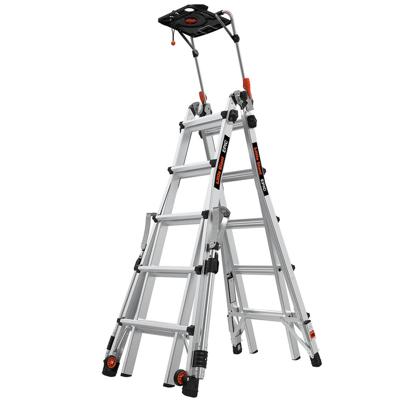 Телескопична алуминиева стълба Little Giant Epic M22, 4x5 стъпала