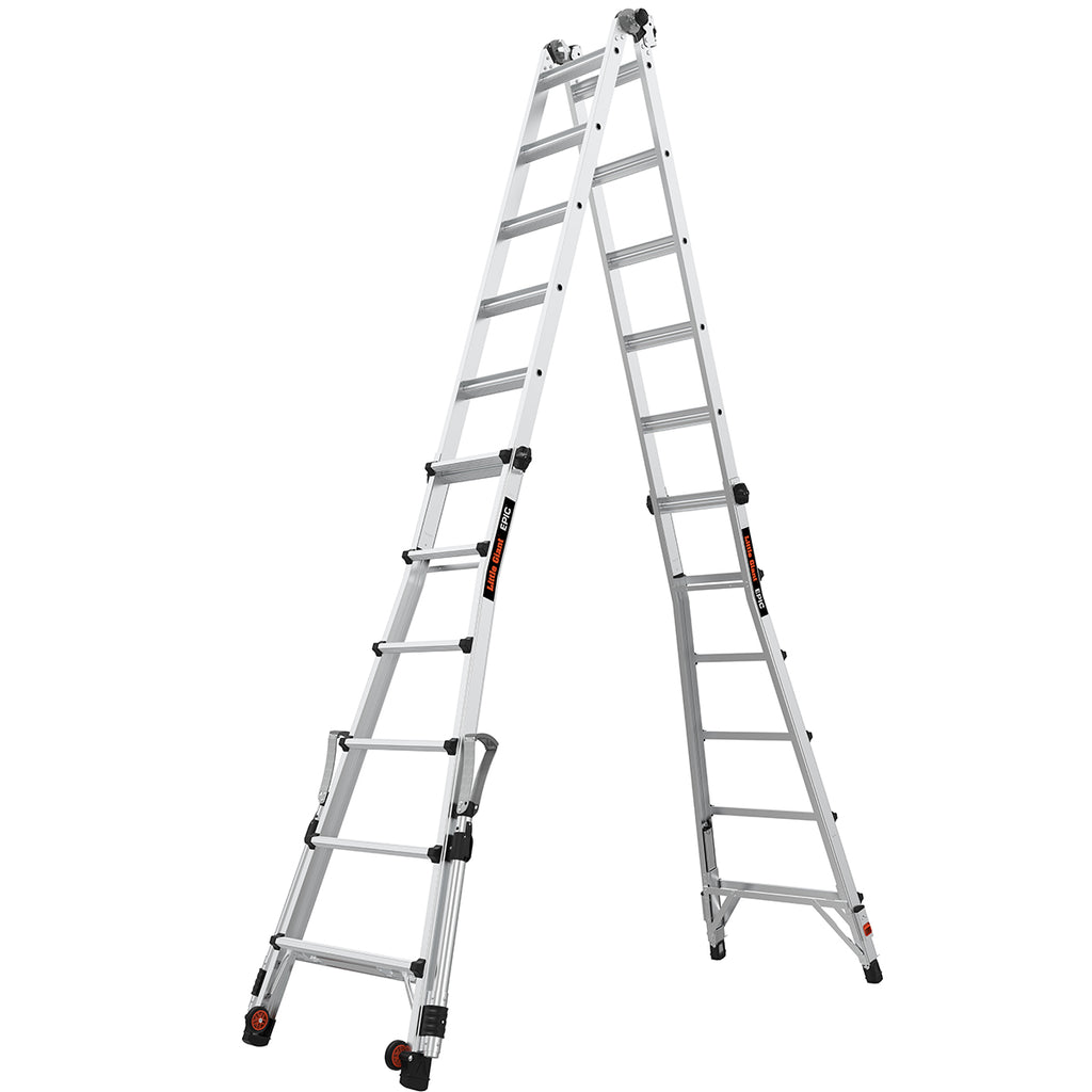 Телескопична алуминиева стълба Little Giant Epic M26, 4x6 стъпала - Nika.bg