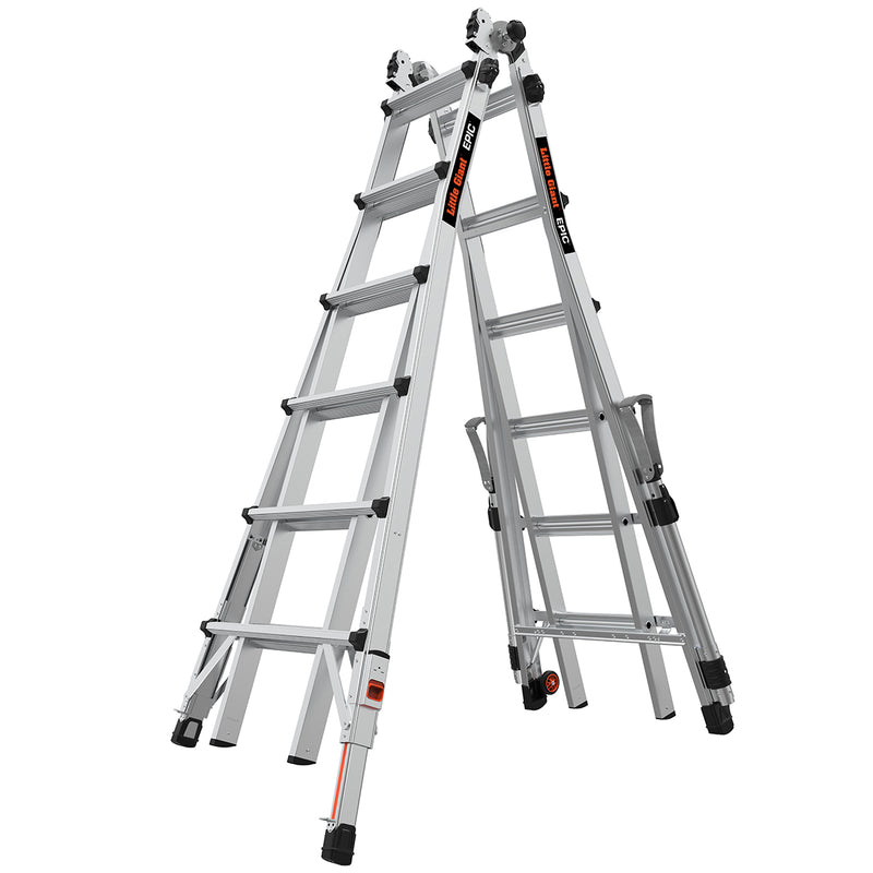 Телескопична алуминиева стълба Little Giant Epic M26, 4x6 стъпала