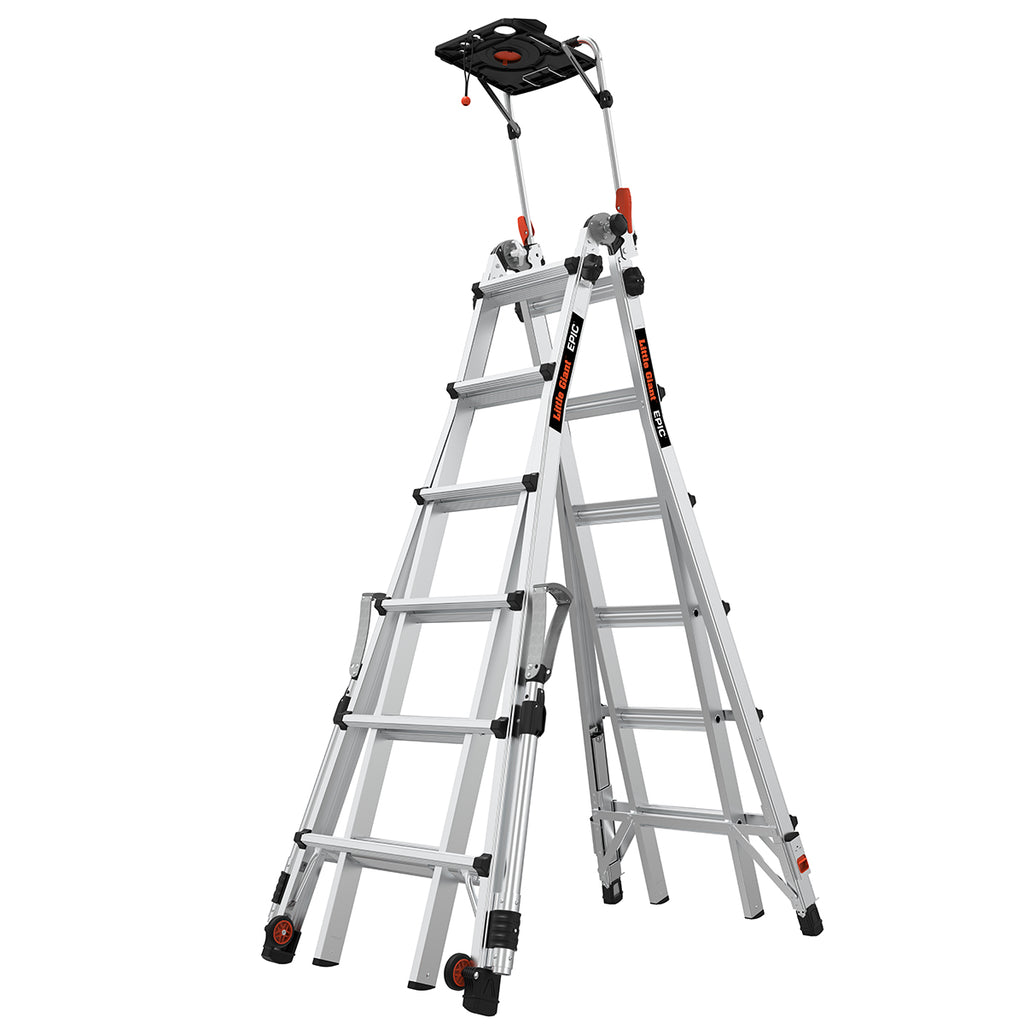 Телескопична алуминиева стълба Little Giant Epic M26, 4x6 стъпала - Nika.bg