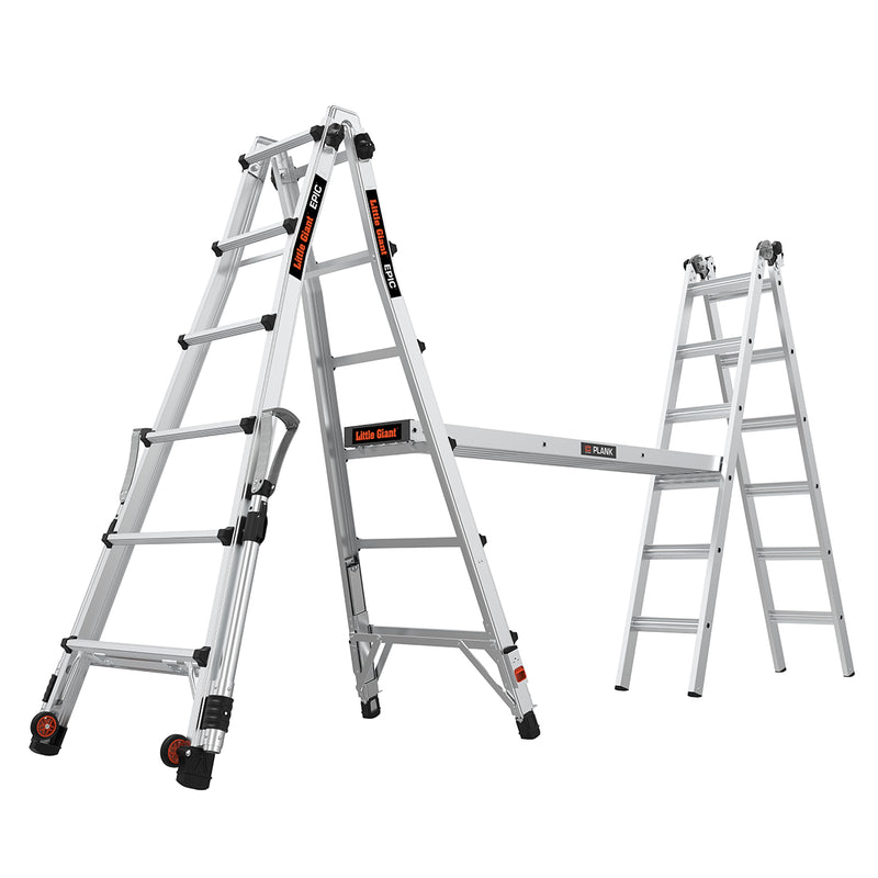 Телескопична алуминиева стълба Little Giant Epic M26, 4x6 стъпала