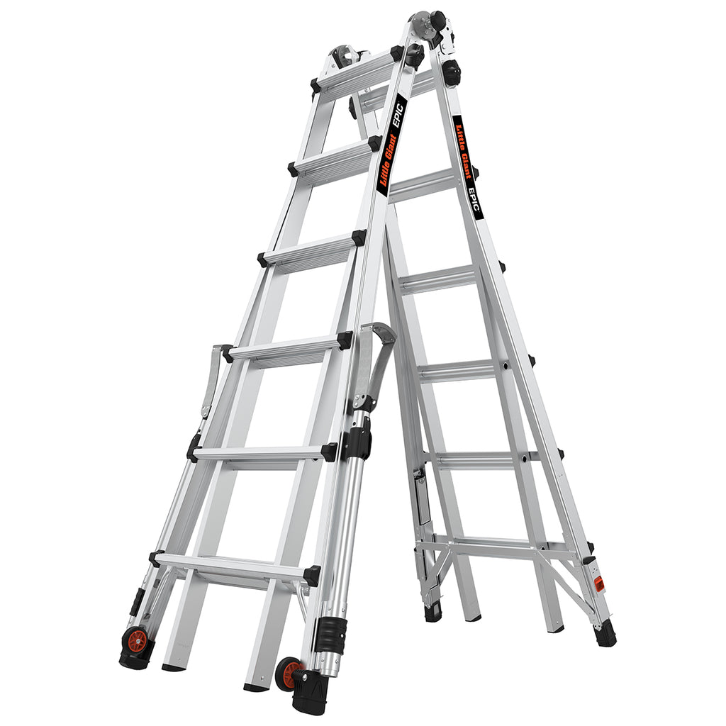 Телескопична алуминиева стълба Little Giant Epic M26, 4x6 стъпала - Nika.bg