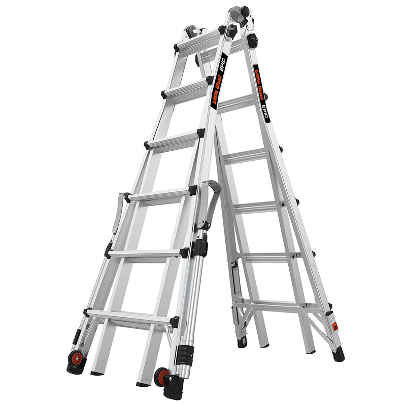 Телескопична алуминиева стълба Little Giant Epic M26, 4x6 стъпала