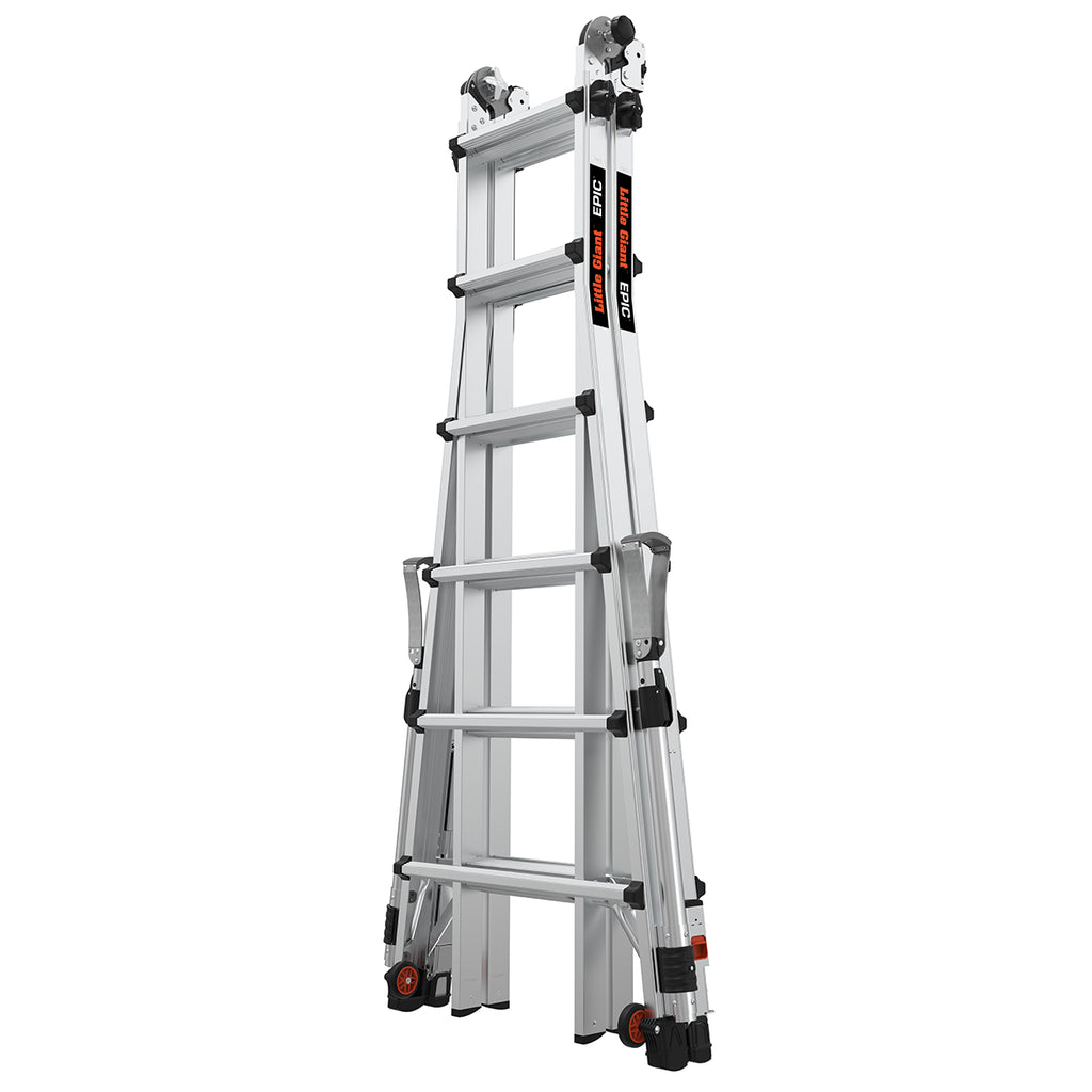 Телескопична алуминиева стълба Little Giant Epic M26, 4x6 стъпала - Nika.bg