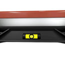 Ниво на стълба от фибростъкло Little Giant с жълт маркер за точно нивелиране.