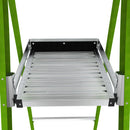 Платформа на телескопична стълба от фибростъкло с предпазен кош Safety Cage, удобна и безопасна за работа на височина.