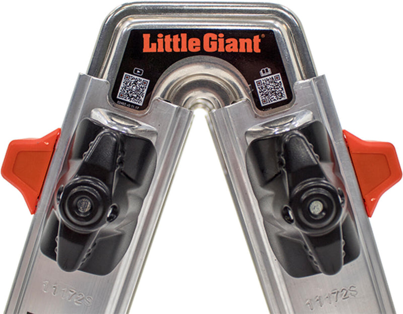 Скоби Little Giant® за сдвояване на стълба, трансформират стълбата в работно скеле с Telescoping Plank™.