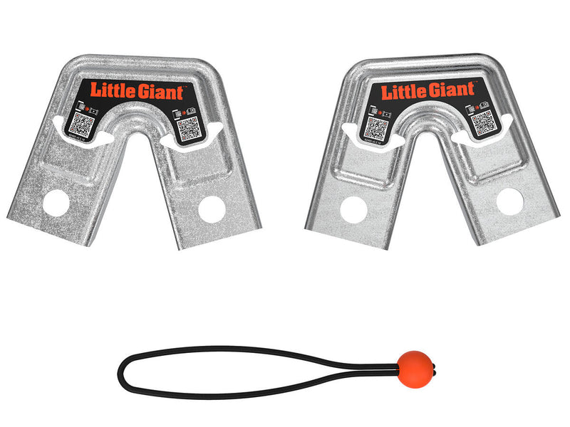 Скоби за сдвояване Little Giant® Trestle Brackets™, идеални за преобразуване на стълба в работно скеле.