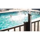 Магнитна брава с детска защита FortiMa Locinox за монтаж към посрещащия стълб