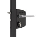 Брава за индустриална врата LAKQU2 Locinox за квадратен и правоъгълен профил