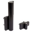 Комплект панта и автомат за затваряне на врати Tiger Locinox в черен цвят, стилен и функционален.