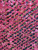 Декоративна ограда Хармоника UV Червен японски клен 1.0x2.0 m