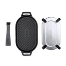 Чугунен грил тиган Ooni Grizzler, 15 x 31 cm