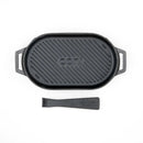 Чугунен грил тиган Ooni Grizzler, 15 x 31 cm