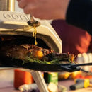 Чугунен грил тиган Ooni Grizzler, 15 x 31 cm