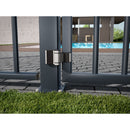 Комплект панти PUMA, алуминиев корпус, монтирани на ограда до басейн, идеални за порти до 1 метър и 60 кг.