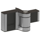 Компактен панта LOCINOX PUMA с прахово боядисан алуминиев корпус и 180° отваряне.