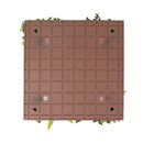 Декоративно квадратно пано за стена ПАПРАТ, ФАЛАРИС, КЛИВИЯ UV 50х50 cm