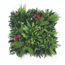 Декоративна плочка ТРОПИЧЕСКИ РАСТЕНИЯ и розова БУГЕНВИЛЕЯ UV 50х50 cm