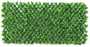 Декоративна ограда Хармоника UV с изкуствени светлозелени листа 1.0х2.0 m
