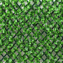 Декоративна ограда Хармоника UV с изкуствени светлозелени листа 1.0х2.0 m