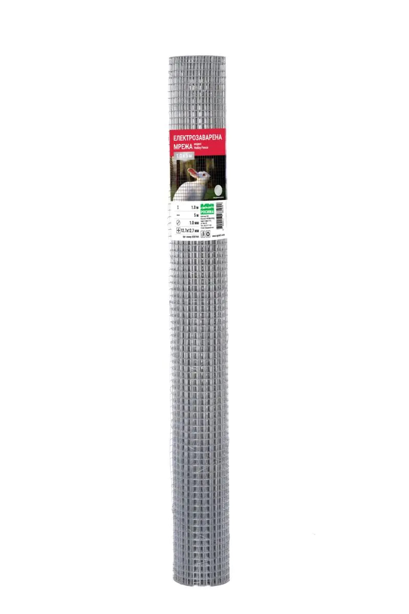 Електрозаварена мрежа HOBBY FENCE, RO 81949, RO 81956, 12.7 x 12.7 mm, ø 1.0 mm, поцинкована