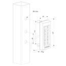 Клавиатура за контрол на достъпа SlimStone 2 Locinox с две вградени релета
