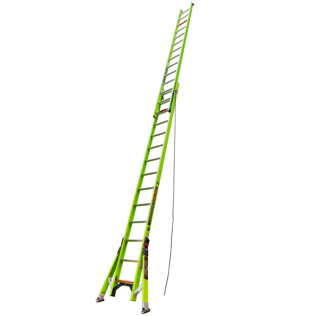 Телескопична стълба от фибростъкло Little Giant HyperLite SumoStance, 16', 2x8 стъпала и стабилизатори