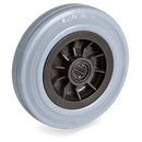 Серия 22 Колела с иглен лагер, сива гума/полипропилен - Tellure Rota