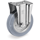 Серия 23 Стационарни колела на NL планка, сива гума/стомана - Tellure Rota