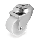 Ф50мм. Бяло полиамидно колело с отвор - 323302 Tellure Rota