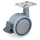 Серия 34 Мебелни колела с планка и спирачка, полиамид 6 - Tellure Rota