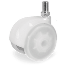 Ф50мм. Мебелно колело с шпилка, полипропилен - 347102 Tellure Rota