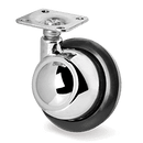 Серия 35 Дизайнерски колела на планка, черна гума/стомана - Tellure Rota