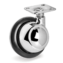 Серия 35 Дизайнерски колела на планка, черна гума/стомана - Tellure Rota