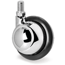 Серия 35 Дизайнерски колела с шпилка, черна гума/стомана - Tellure Rota