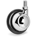 Серия 35 Дизайнерски колела с шпилка, черна гума/стомана - Tellure Rota