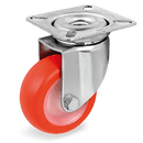 Серия 36 Въртящи колела на MC планка, полиуретан/полиамид - Tellure Rota