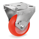 Серия 36 Стационарни колела на MC планка, полиуретан/полиамид - Tellure Rota