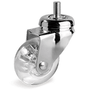 Серия 39 Мебелни колела с шпилка, полиуретан/метакрилат - Tellure Rota