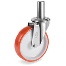 Серия 60 Въртящи колела с щифт на NL вилка, полиамид/полиуретан - Tellure Rota